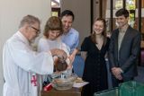 Louisa is baptized