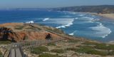 Bordeira beach and walkway