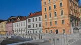 Vigo and other buildings from Fish Bridge
