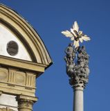  Religious Pillar outside Ursuline Church Congress Square
