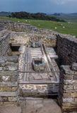 Roman soldiers washroom at Housesteads on Hadrians Wall, England