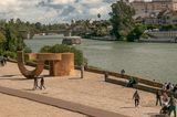 Promenade alongside the Rio Guadalquivir at Sevilla