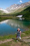 At Grundsee, a glacial tarn, Fafleralp