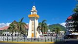 Waterfront clocktower in downtown Apia