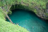 To-Sua Ocean Trench, a natural cave and swimming hole, Upolu