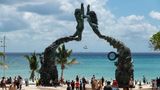 Portal Maya Sculpture