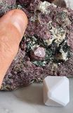 3D printed model of the 15 mm eudialyte crystal