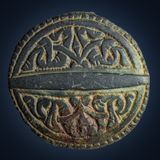 Norfolk Anglian disc brooch Trewhiddle style