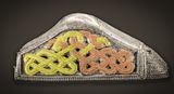 Salin Style II filigree interlace design on a gold sword pommel