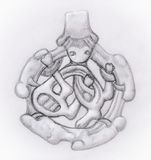 Sketched interpretation of the previous pendant