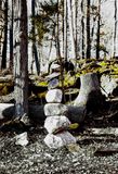 Stone pilons - dont let the ranger catch you.