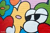 Part of Soz Mates LGBT+ artwork in Nottingham