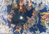 The ceiling fresco at Real Casino de Murcia