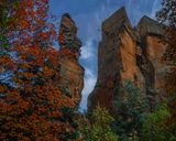 Sandstone Pillars, West Fork, Oak Creek Canyon, AZ