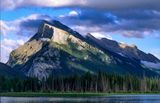 Mount Rundle and Clouds, Banff National Park, Alberta, Canada