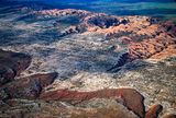 Limb of the Salt Valley Anticline with jointing parallel to the axis of the fold, Arches National Park, UT