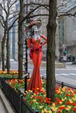 Lady in Urban Vegetation