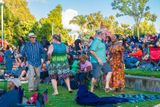 Dancing in the park