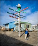 Barrow Alaska Road Sign