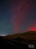  Northern lights @ Sutter Buttes