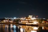 Disney Springs at night