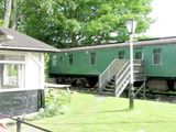 Last train in Bisley station