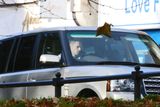  Brad Pitt driving in Richmond