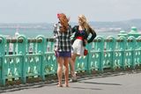 Posing on the sea front, we have all done that