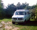My first van, A 1972 Bedford CF van, converted by Autosleepers