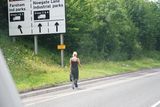 New pedestrian lanes for people without a car, no busses, no trains, life is tough