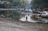 JVC walking along the river bed when the river has gone