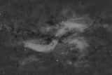 Simeis 57 the Propeller Nebula in Ha