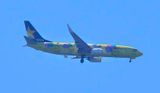 Skymark, Boeing B-737-800, JA73AB, POKMON Livery-Landing