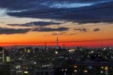 Sky Tree Sunset, From Hospital 