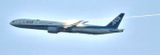ANA, Boeing B-777/300, JA795A, Climbing, With Trails
