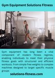 Gym Equipment Solutions Fitness