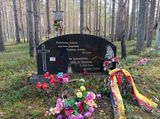 Karelia, the Sandarmokh memorial to the victims of Great Terror