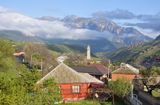 Ingushetia, Dzheirakh village, morning view from the hotel