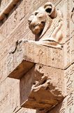 water outlet with a lions head