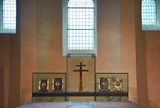 Reliquaries in the upper chapel
