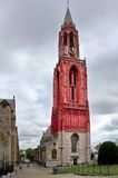 The red St. Johns Church