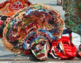 Masks of great serpent or dragon