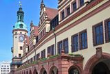 Old City Hall at market place Leipzig