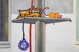 Cat and Mouse wall painting