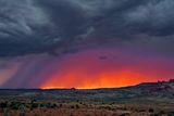 Stormy sunset over Fiery Furnace