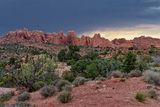 Storm clouds over Fiery Furnace