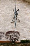 On the wall of Beth Emet Synagogue