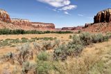 On Hiway 211, approaching The Needles section of Canyonlands