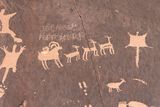 Newspaper Rock petroglyphs