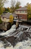 Upper Bracebridge Falls and Bird Mill Power Station